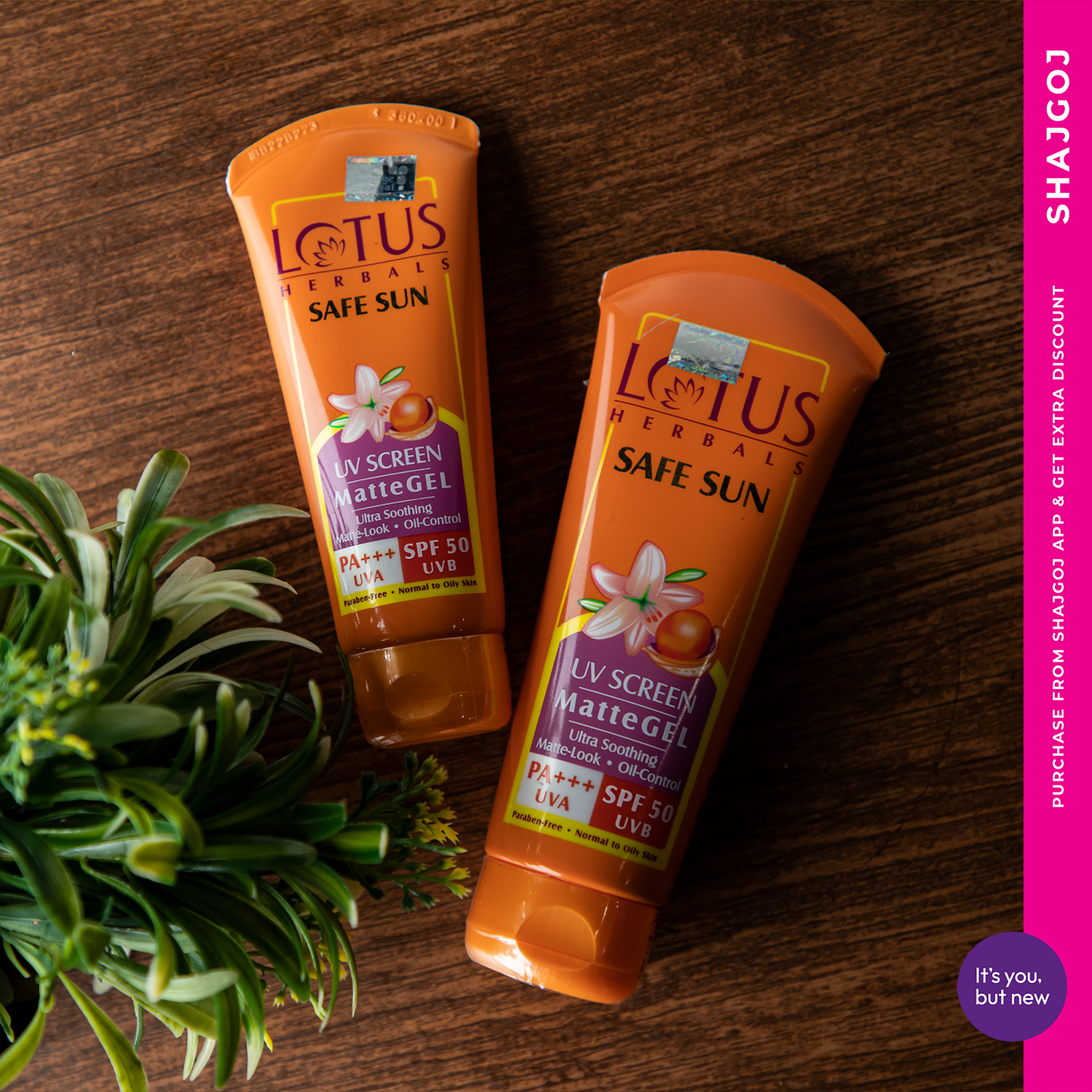 Lotus Herbals Safe Sun UV Screen Matte Gel PA+++ SPF 50 UVB - Image 2