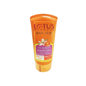 Lotus Herbals Safe Sun UV Screen Matte Gel PA+++ SPF 50 UVB